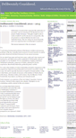 Mobile Screenshot of deliberatelyconsidered.com