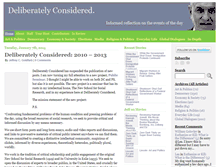 Tablet Screenshot of deliberatelyconsidered.com